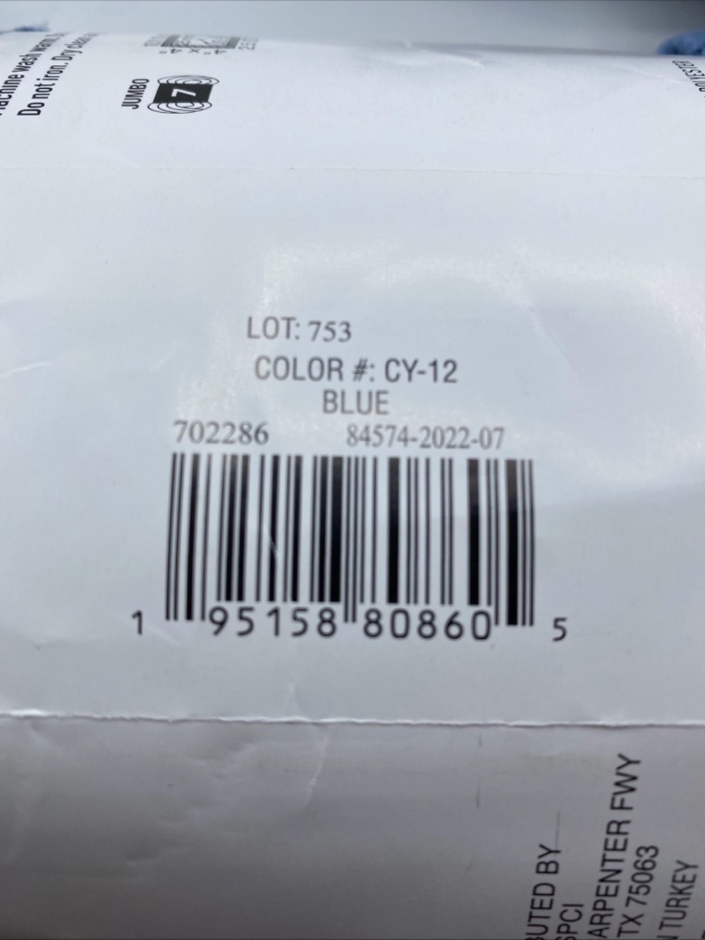 Yarn Loops And Threads Cozy Blanket Hobby 2 New Color CY-12 Blue - Picture 4 of 5